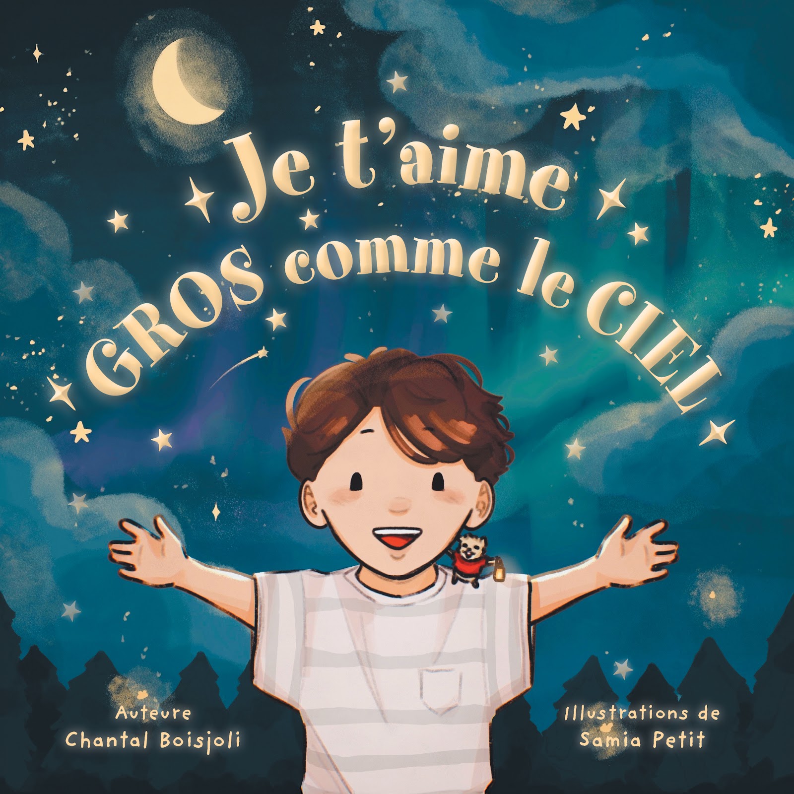 Couverture de Je t'aime gros comme le ciel de Chantal Boisjoli